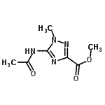 CAS#: 625121-21-3, Methyl 5-acetamido-1-methyl-1H-1,2,4-triazole-3-carboxylate