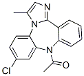 CAS#: 62538-90-3, 9-Acetyl-7-Chloro-3-Methyl-9H-Dibenz[b,f]Imidazo[1,2-d][1,4]Diazepine