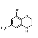 CAS#: 625394-68-5, 8-bromo-6-methyl-3,4-dihydro-2H-1,4-benzoxazine