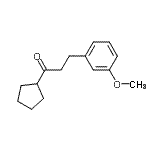 CAS#: 625445-49-0, 1-Cyclopentyl-3-(3-methoxyphenyl)-1-propanone