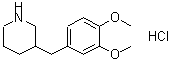 CAS 登录号：625454-24-2， 3-(3,4-二甲氧基苄基)哌啶盐酸盐(1:1)