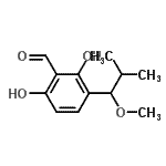 CAS#: 625831-22-3, 2,6-Dihydroxy-3-(1-methoxy-2-methylpropyl)benzaldehyde