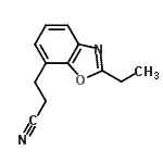CAS#: 625850-72-8, 3-(2-Ethyl-1,3-benzoxazol-7-yl)propanenitrile