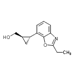 CAS#: 625851-01-6, [(1R,2R)-2-(2-Ethyl-1,3-benzoxazol-7-yl)cyclopropyl]methanol