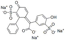 CAS#: 62609-87-4, Trisodium alpha-(4-Hydroxy-3-Sulphonatophenyl)-alpha-(4-Oxo-3-Sulphonatocyclohexa-2,5-Dienylidene)-alpha-Toluate