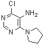 CAS#: 626217-76-3, 4-Chloro-6-(1-pyrrolidinyl)-5-pyrimidinamine