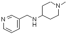 CAS#: 626217-79-6, 1-Methyl-N-(3-pyridinylmethyl)-4-piperidinamine