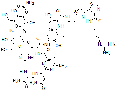 CAS#: 62624-78-6, (33R)-N1-[4-(Amidinoamino)Butyl]Bleomycinamide
