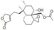 CAS#: 62640-06-6, 4-[2-[(1R)-8aalpha-Acetoxymethyl-3,4,4abeta,5,6,7,8,8alpha-Octahydro-8alpha-Hydroxy-5alpha,6alpha-Dimethylspiro[Naphthalene-1(2H),2'-Oxiran]-5-Yl]Ethyl]Furan-2(5H)-One