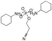 CAS 登录号：62654-09-5， 2-氰基乙基磷酸酯二(环己基铵)盐