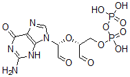 CAS 登录号：62695-32-3， 2',3'-二醛鸟苷二磷酸酯
