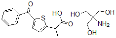CAS#: 62715-04-2, 2-Amino-2-(hydroxymethyl)propane-1,3-diol 2-(5-benzoylthiophen-2-yl)propanoic acid