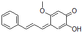CAS 登录号：62745-67-9， (4Z)-2-羟基-5-甲氧基-4-[(E)-3-苯基丙-2-烯亚基]环己-2,5-二烯-1-酮