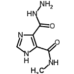 CAS#: 627470-09-1, 4-(Hydrazinocarbonyl)-N-methyl-1H-imidazole-5-carboxamide