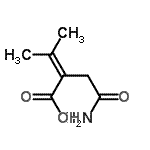 CAS#: 62796-33-2, 2-(2-Amino-2-Oxoethyl)-3-Methyl-2-Butenoic Acid