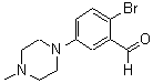 CAS 登录号：628325-61-1， 2-溴-5-(4-甲基-1-哌嗪基)苯甲醛