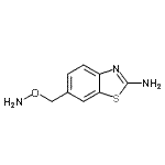 CAS#: 628704-59-6, 6-[(Aminooxy)methyl]-1,3-benzothiazol-2-amine