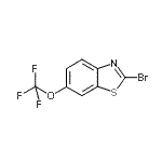 CAS#: 628725-99-5, 2-Bromo-6-(trifluoromethoxy)-1,3-benzothiazole