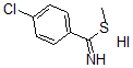 CAS 登录号：62925-87-5， 4-氯-苯硫代亚氨酸甲酯氢碘酸盐 (1:1)