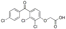 CAS 登录号：62967-01-5， [2,3-二氯-4-(4-氯苯甲酰基)苯氧基]乙酸