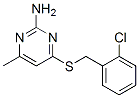 CAS#: 6299-21-4, 4-[(2-Chlorophenyl)Methylsulfanyl]-6-Methyl-Pyrimidin-2-Amine