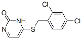 CAS 登录号：6299-23-6， 6-[[(2,4-二氯苯基)甲基]硫代]-2(1H)-嘧啶酮