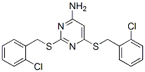 CAS#: 6299-26-9, 2,6-Bis[(2-Chlorophenyl)Methylsulfanyl]Pyrimidin-4-Amine