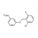 CAS#: 63007-83-0, 3-[(2-Chloro-6-Fluorobenzyl)Oxy]Benzaldehyde