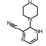 CAS#: 630120-87-5, 3-(1-Piperazinyl)-3,4-dihydro-2-pyrazinecarbonitrile