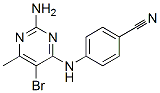CAS#: 6303-42-0, 4-[(2-Amino-5-Bromo-6-Methyl-Pyrimidin-4-Yl)Amino]Benzonitrile
