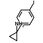 CAS#: 630384-20-2, 1-(4-Iodophenyl)cyclopropanamine