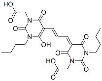 CAS 登录号：63059-36-9， 3-丁基-5-[3-[1-丁基-3-(羧甲基)-1,2,3,4-四氢-6-羟基-2,4-二氧代嘧啶-5-基]烯丙基亚基]四氢-2,4,6-三氧代-2H-嘧啶-1-乙酸