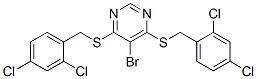 CAS 登录号：6308-37-8， 5-溴-4,6-二[(2,4-二氯苯基)甲硫基]嘧啶
