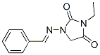 CAS 登录号：6310-98-1， 1-(苄亚基氨基)-3-乙基-咪唑烷-2,4-二酮