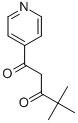 CAS#: 6312-01-2, 4,4-Dimethyl-1-Pyridin-4-Yl-Pentane-1,3-Dione