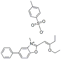 CAS#: 63123-20-6, 2-(2-Ethoxybut-1-Enyl)-3-Methyl-5-Phenylbenzoxazolium p-Toluenesulphonate