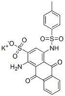 CAS#: 63133-86-8, Potassium 1-Amino-9,10-Dihydro-4-[[(4-Methylphenyl)Sulphonyl]Amino]-9,10-Dioxoanthracene-2-Sulphonate