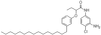 CAS#: 63133-98-2, N-(3-Amino-4-Chlorophenyl)-2-(3-Pentadecylphenoxy)-Butanamide