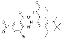 CAS#: 63134-10-1, N-[6-[(2-Bromo-4,6-Dinitrophenyl)Azo]-1-Ethyl-1,2,3,4-Tetrahydro-2,2,4-Trimethylquinolin-7-Yl]Propionamide