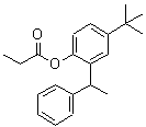 CAS#: 6316-31-0, 4-(1,1-Dimethylethyl)-2-(1-Phenylethyl)-Phenol 1-Propanoate