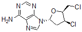 CAS#: 63162-55-0, 9-(3',5'-Dichloro-2',3',5'-trideoxy-beta-D-threo-pentafuranosyl)adenine