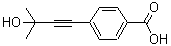 CAS 登录号：63165-02-6， 4-(3-羟基-3-甲基-1-丁炔-1-基)苯甲酸