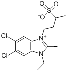 CAS#: 63175-96-2, 5,6-Dichloro-1-Ethyl-2-Methyl-3-(3-Sulfobutyl)Benzimidazolium Inner Salt