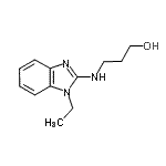 CAS#: 631843-69-1, 3-[(1-Ethyl-1H-benzimidazol-2-yl)amino]-1-propanol