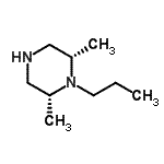 CAS#: 63207-10-3, (2R,6S)-2,6-Dimethyl-1-Propylpiperazine