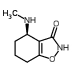 CAS#: 632367-70-5, (4R)-4-(Methylamino)-4,5,6,7-tetrahydro-1,2-benzoxazol-3-ol