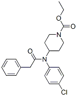 CAS#: 63258-47-9, Ethyl 4-[(4-Chlorophenyl)(Phenylacetyl)Amino]Piperidine-1-Carboxylate