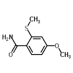 CAS#: 633313-77-6, 4-Methoxy-2-(methylsulfanyl)benzamide