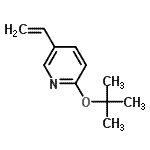 CAS#: 633335-92-9, 2-[(2-Methyl-2-propanyl)oxy]-5-vinylpyridine