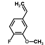CAS#: 633335-94-1, 1-Fluoro-2-methoxy-4-vinylbenzene